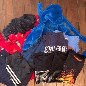 Boys Size 6-7 Clothing Bundle w/Christmas Jammies